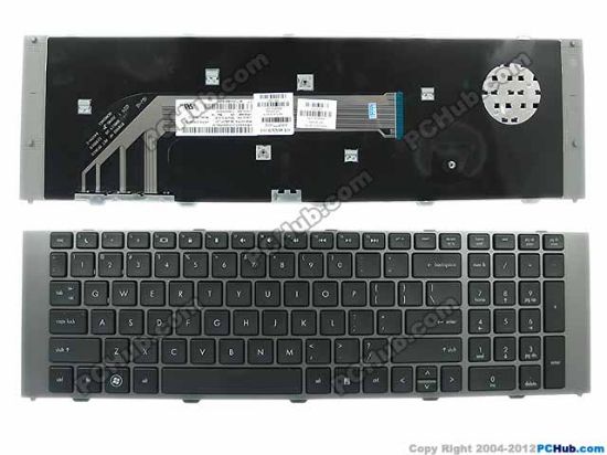 Picture of HP ProBook 4740s Keyboard 684632-001, US, with Frame "New"