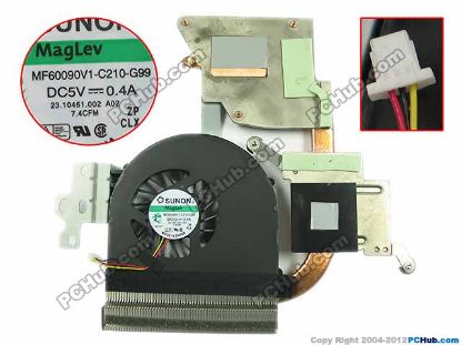 Picture of Dell Inspiron 15R N5110 Cooling Fan  J1VPC, 60.4IE61.002, Heatsink fan, New