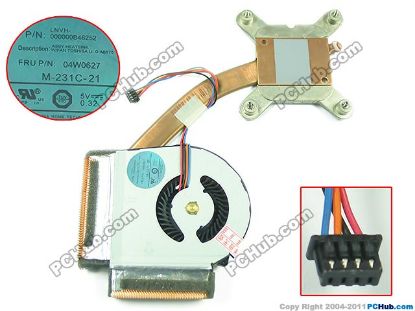 Picture of Lenovo ThinkPad T420 Series Cooling Fan  T420, T420I, with heatsink