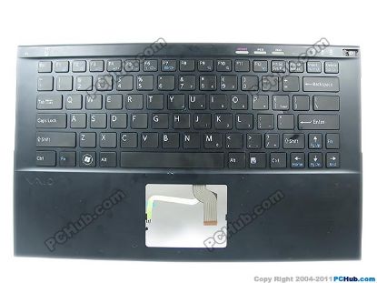 Picture of Sony Vaio SVZ13 Series Mainboard - Palm Rest with US KB, w/o TP