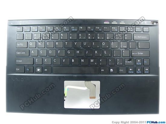Picture of Sony Vaio SVZ13 Series Mainboard - Palm Rest with US KB, w/o TP