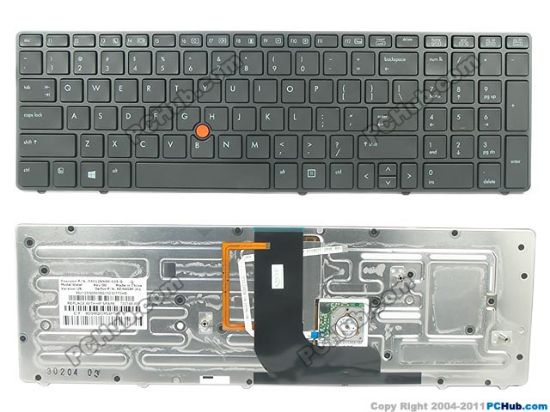 Picture of HP EliteBook 8560w Series Keyboard 652683-001, US, Backlit "New"