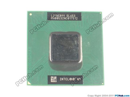 Picture of Intel Celeron 1400 CPU Mobile (Pin Grid Array) 130nm, SL65S, 1.4 GHz, Single-Core
