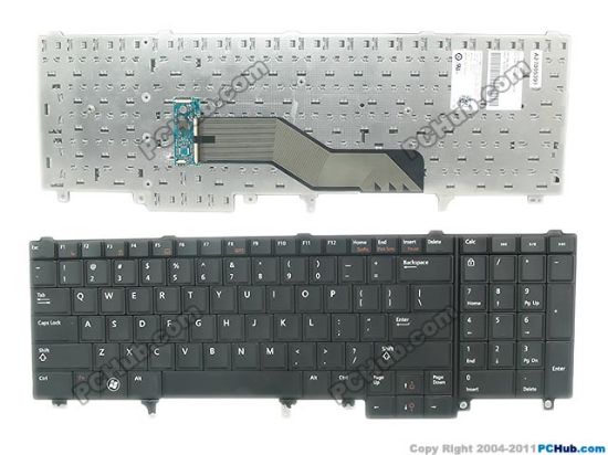 Picture of Dell Latitude E5530 Keyboard US, "NEW", Vista F5YDT