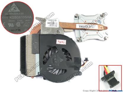 Picture of HP 436 Cooling Fan  647319-001, 5V Heatsink fan