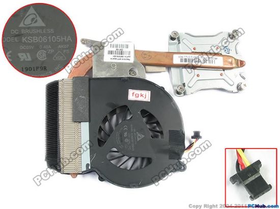 Picture of HP 436 Cooling Fan  647319-001, 5V Heatsink fan