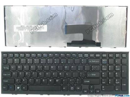 Picture of Sony Vaio VPCEH Series Keyboard 148970811, US, Black "New"
