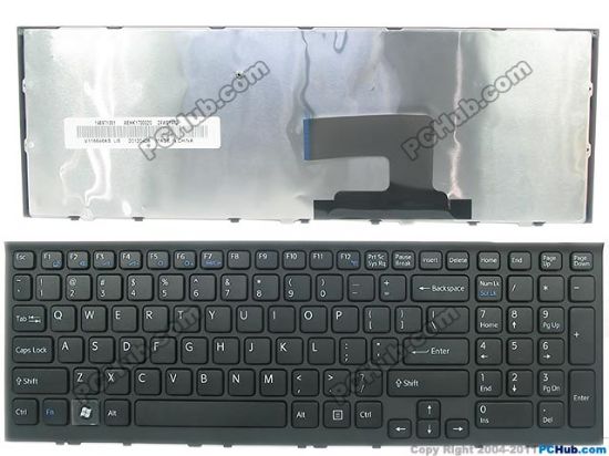 Picture of Sony Vaio VPCEH Series Keyboard 148970811, US, Black "New"