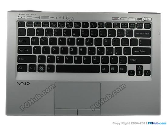 Picture of Sony Vaio VPCSC Series Mainboard - Palm Rest 024-0003-8100-A, with TP and US KB(Backlit)