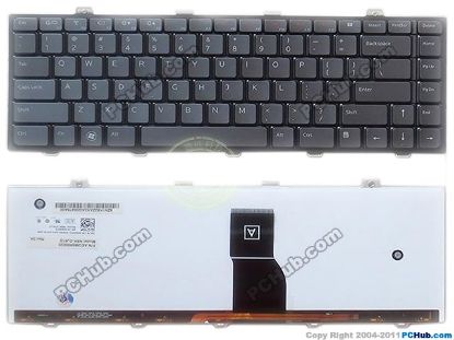 Picture of Dell Studio 1450 Keyboard US Black, "with backlight"  For Studio 1450 1457 1