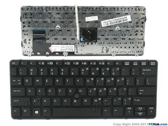 Picture of HP EliteBook 820 G1 Series Keyboard US no Frame no Backlight, 730540-001