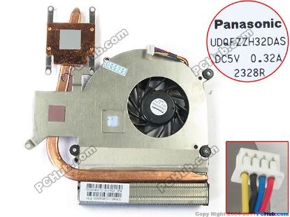 Picture of ASUS K70 Series Cooling Fan  UDQFZZH32DAS, Heatsink fan, New