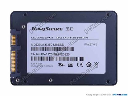 Picture of KiNgSHARE KE350128SSD SSD 2.5" SATA 120GB - 256GB KE350128SSD, 128G SATA 3.0