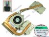 Picture of HP EliteBook 8560w Series Cooling Fan  MF60150V1-C000-S9A, 460402300-600-G,Heat sink with