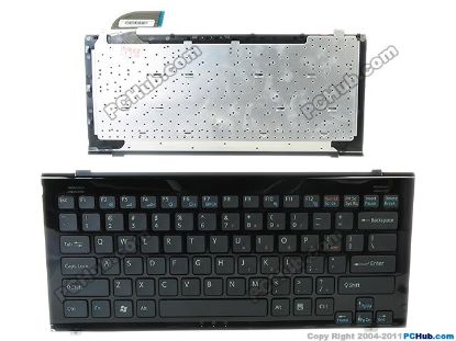 Picture of Sony Vaio VGN-TZ Series Keyboard 148023522, US, Black