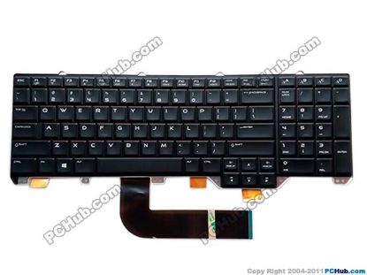 Picture of Dell Alienware M18X R3 Keyboard US Version , "Brand NEW", (Black color)