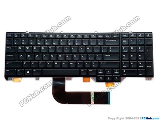 Picture of Dell Alienware M18X R3 Keyboard US Version , "Brand NEW", (Black color)
