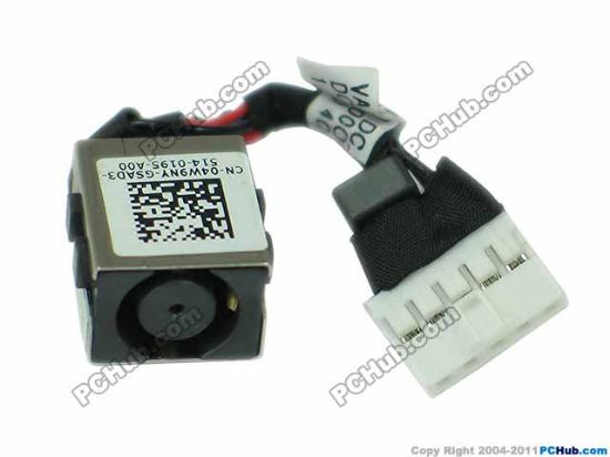 Picture of Dell Latitude 12 E7240 Jack- DC For Laptop DP/N: 4W9NY 04W9NY, New