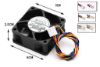 219862-2 Yushi YS6025B12VH 12V 0.14A, 60x60x25mm, 2 wires