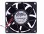 Picture of YS-8038-12040-2W 12V 0.40A, 80x80x38mm, 2 wire 2 pin Yushi YS8038B12M-J Server-OEM Fan