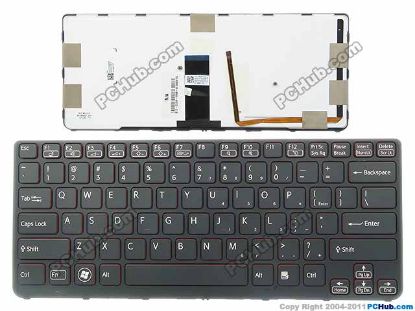 Picture of Sony Vaio SVE14A Series Keyboard 012-200B-8968-A, 012-207B-8968-A