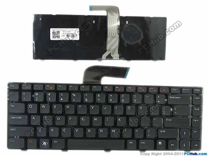 Picture of Dell XPS 15 L502X Keyboard DP/N:OXHKKF, NSK-DX0SW01, New