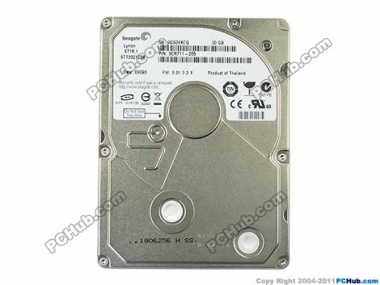 Picture of Seagate ST730212DE HDD 1.8" CF ZIF LIF 1.8, CE, 30GB, 3600rpm