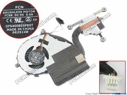 Picture of Forcecon DFS400805PB0T Cooling Fan  DFS400805PB0T, FCBB, 34ZRQTMTN4046