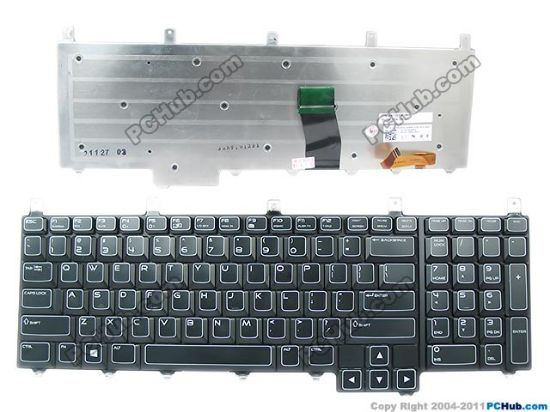 Picture of Dell Alienware M18x R2 Keyboard NSK-D8G1D