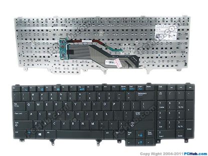 Picture of Dell Latitude E6540 Keyboard DP/N: WD3KF 0WD3KF, PK130VI2A00