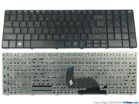 Picture of Acer TravelMate 5344 Series Keyboard US with "€", 17", Black, New