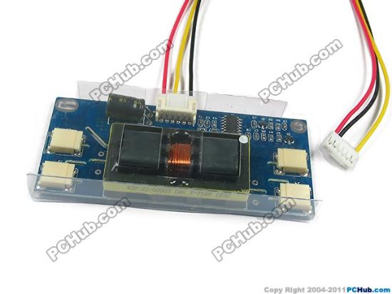 Picture of PCH Inverter 4-Lamp Type LCD Monitor /TV Inverter (Universal Use) 4-Lamp, 6-Pin, AUT-4168, 90x40mm, For 10"-26