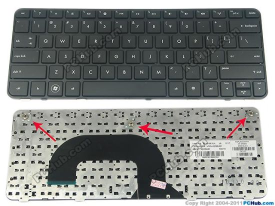 Picture of HP 3105m Series Keyboard US, 15", Black, New