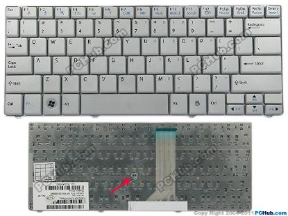 Picture of LG T280 Keyboard US, 15", White, New