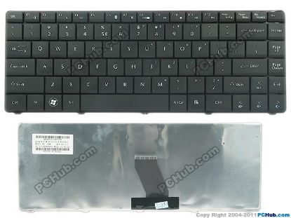 Picture of eMachines D525 Keyboard US With "€", 17", Black, New
