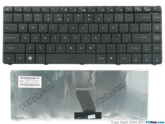 Picture of eMachines D525 Keyboard US With "€", 17", Black, New