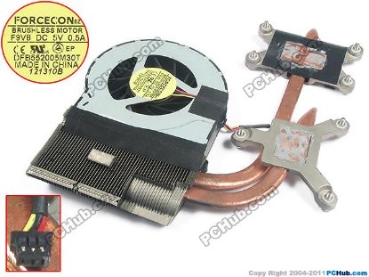 Picture of Forcecon DFB552005M30T Cooling Fan  3MLX6TATPL0, 603691-001