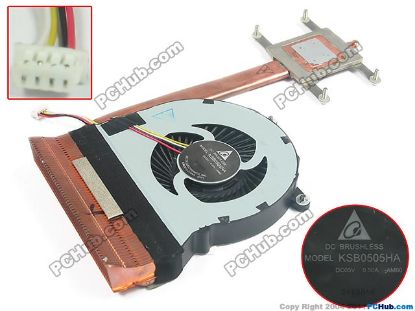 Picture of Lenovo ThinkPad Edge E320 Cooling Fan  04W2193, for UMA model