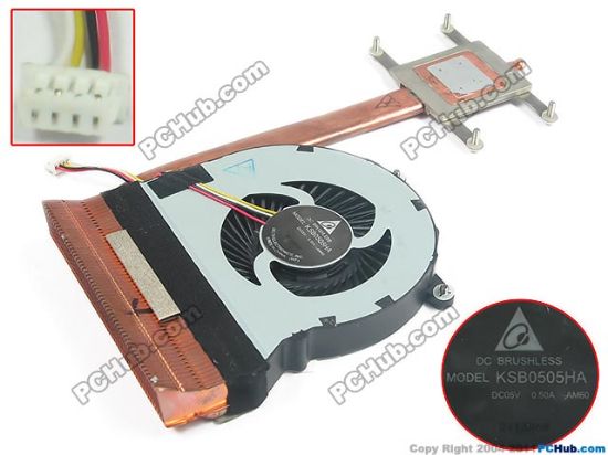 Picture of Lenovo ThinkPad Edge E320 Cooling Fan  04W2193, for UMA model