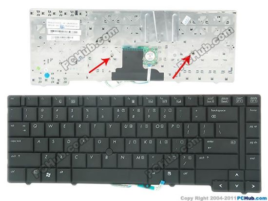 Picture of HP EliteBook 8530p Series Keyboard US, 15", Black, New