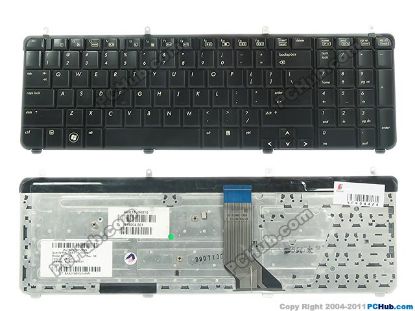 Picture of HP Pavilion dv7 Series Keyboard 519004-001, AEUT5U00010, 9J.N0L82.W01, US Version