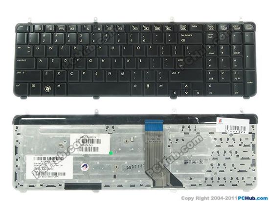 Picture of HP Pavilion dv7 Series Keyboard 519004-001, AEUT5U00010, 9J.N0L82.W01, US Version