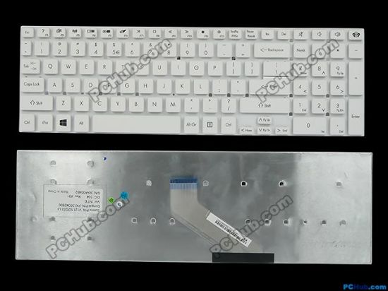 Picture of Gateway NV57H series Keyboard KBI170G346, US-int, white "New"