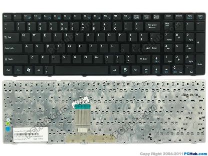 Picture of MSI CR620 Keyboard US with "€", 17", Black, New