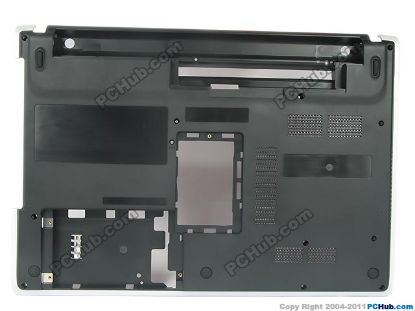 Picture of Sony Vaio SVE141D11L MainBoard - Bottom Casing 4VHK6BHN010, Black with White Trim
