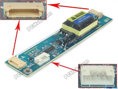 Picture of PCH Universal LCD Monitor /TV Inverter (Universal Use) 5-Pin, 10V-16V For 2-Lamp