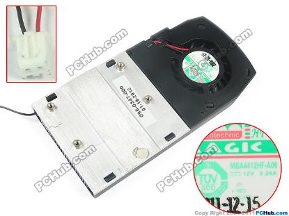 Picture of Protechnic Magic MBA4412HF-A09 Server - Blower Fan 095-0347-000,DC 12V 0.24A, Heatsink fan,