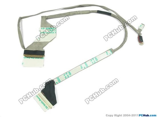 Picture of Toshiba Satellite A500 Series LCD Cable (16") DC02000UG00, For 16" LED LCD panel (webcam )