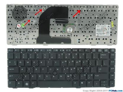 Picture of HP ProBook 6460b Keyboard 641835-001, US, with Pointer "New"