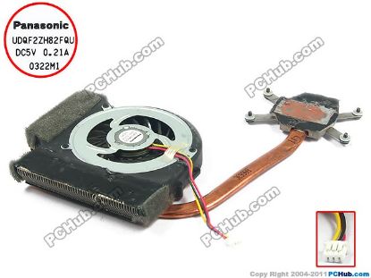 Picture of Lenovo ThinkPad L412 Series Cooling Fan  60Y5019, 5V Heatsink fan (integrated)